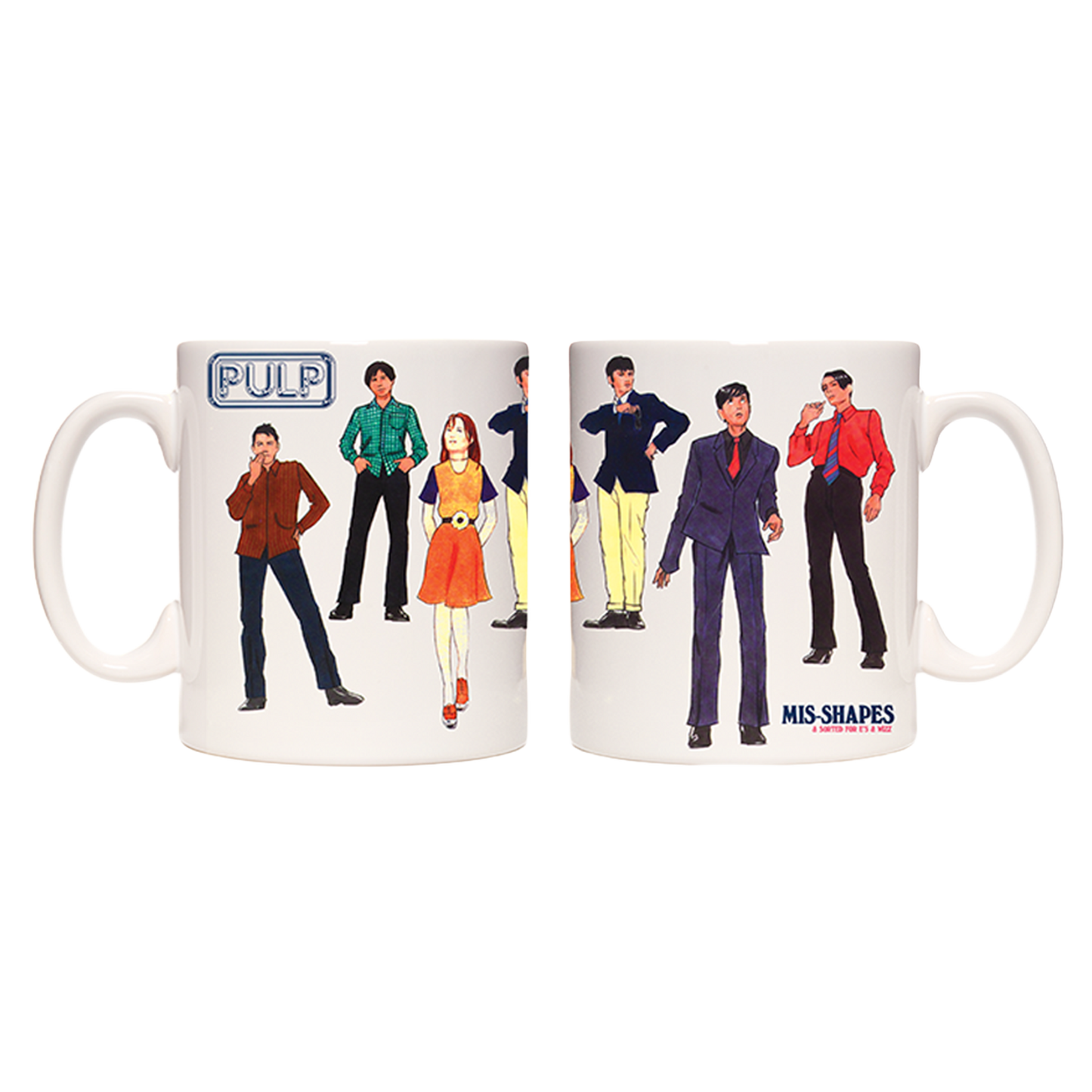Mis Shapes Mug White