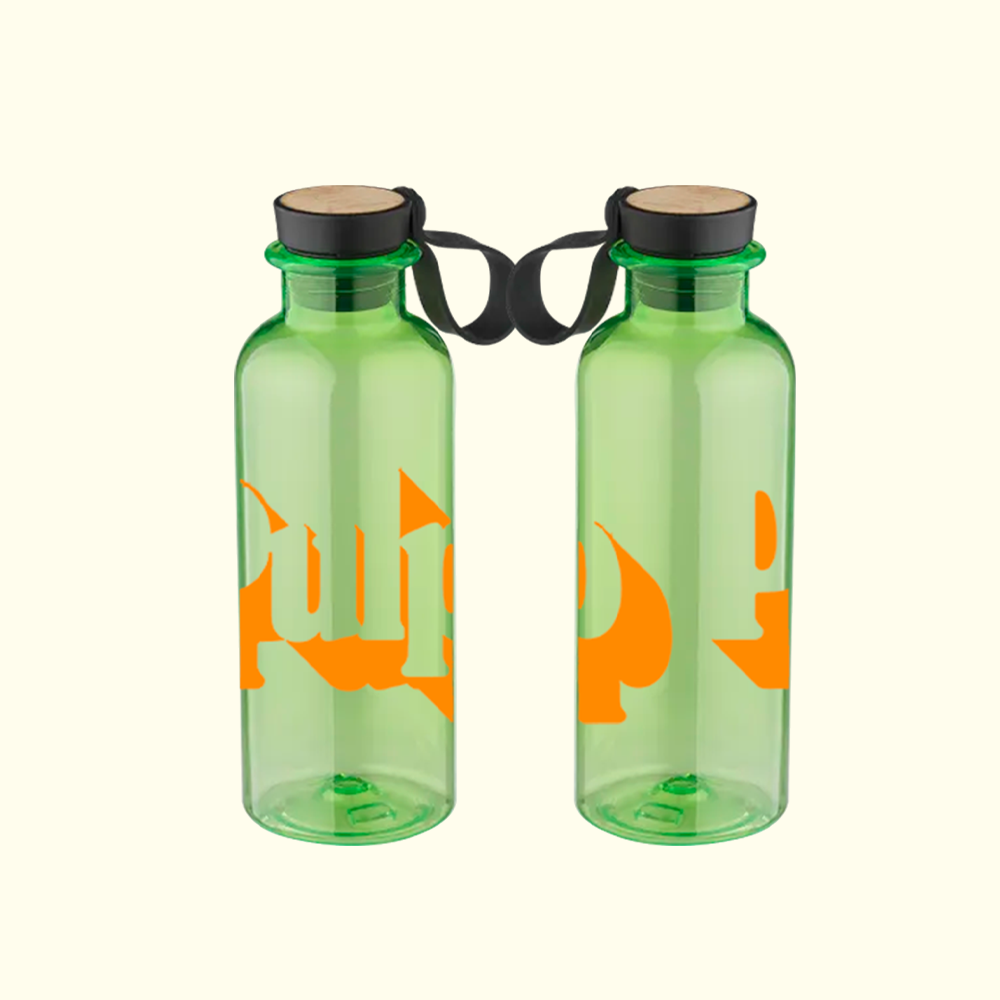 Logo Green Water Bottle