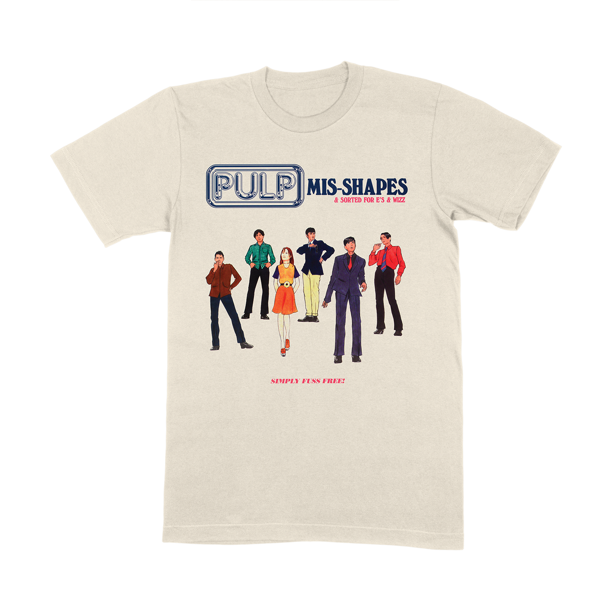 Mis-Shapes T-Shirt Ecru