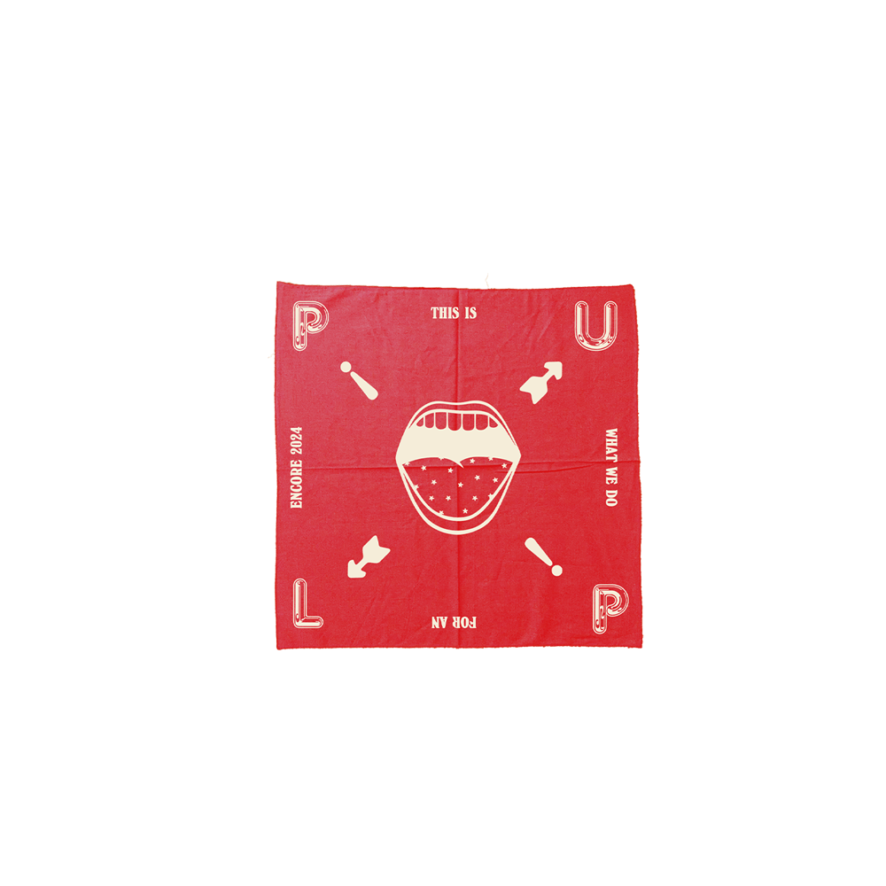 US Tour “Encore" Red Bandana