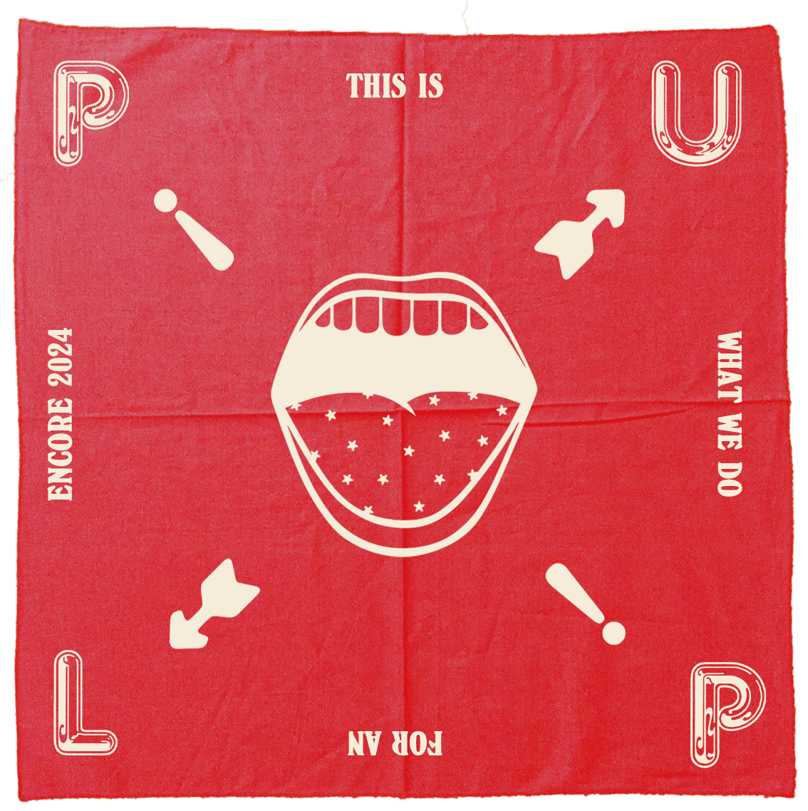 US Tour “Encore" Red Bandana