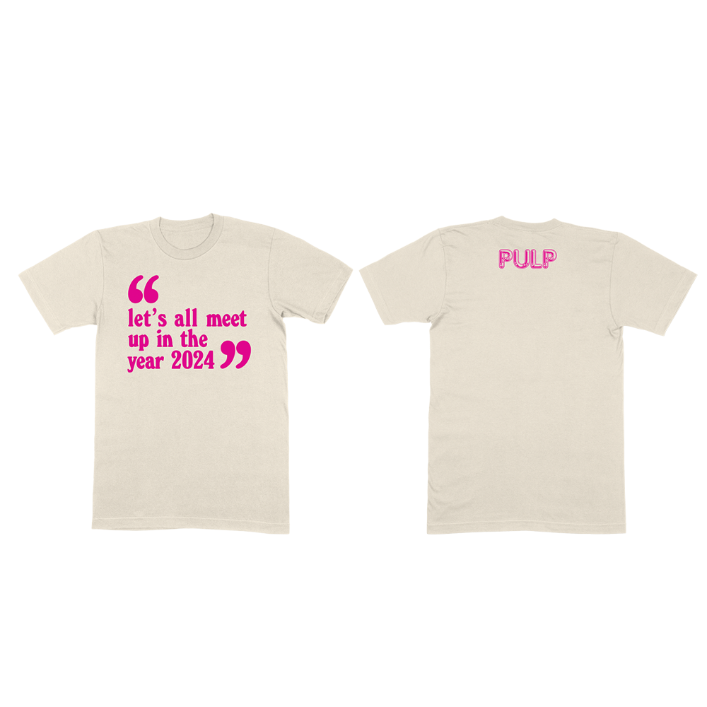Let’s All Meet Up Ecru T-Shirt
