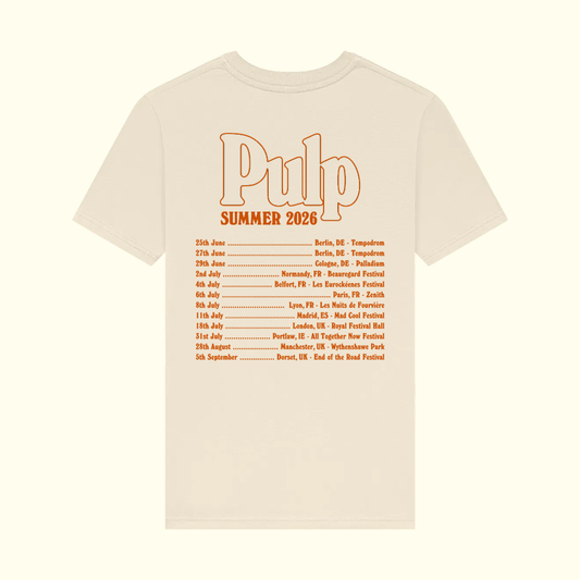 Summer 2026 EU Tour T-Shirt Ecru - Online Exclusive Colourway