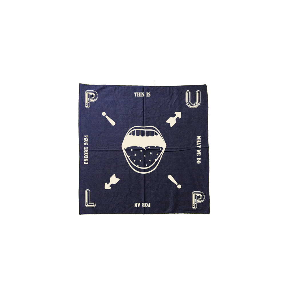 US Tour “Encore" Navy Bandana