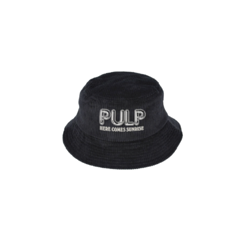 Sunrise Corduroy Black Bucket Hat
