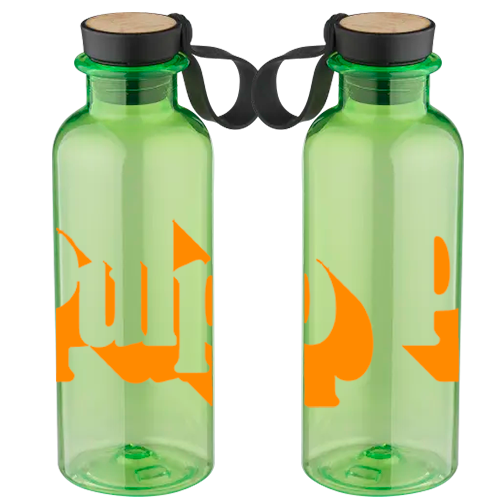 Logo Green Water Bottle