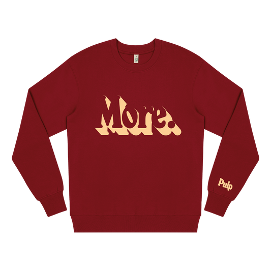More Cherry Red Sweatshirt