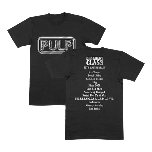 DC30 Silver Logo T-Shirt Black