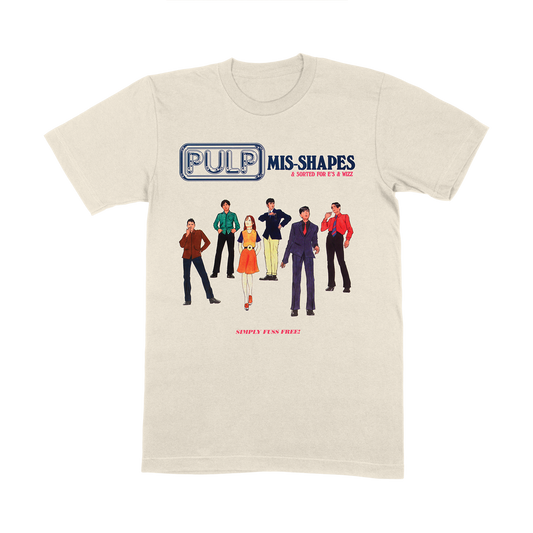 Mis-Shapes T-Shirt Ecru