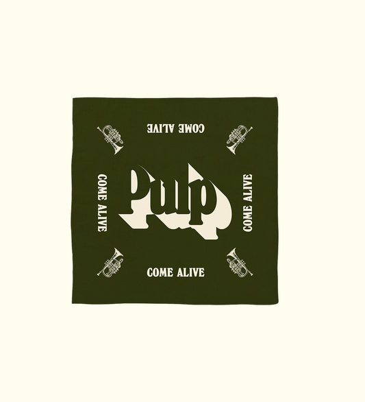 Come Alive Bandana Dark Green