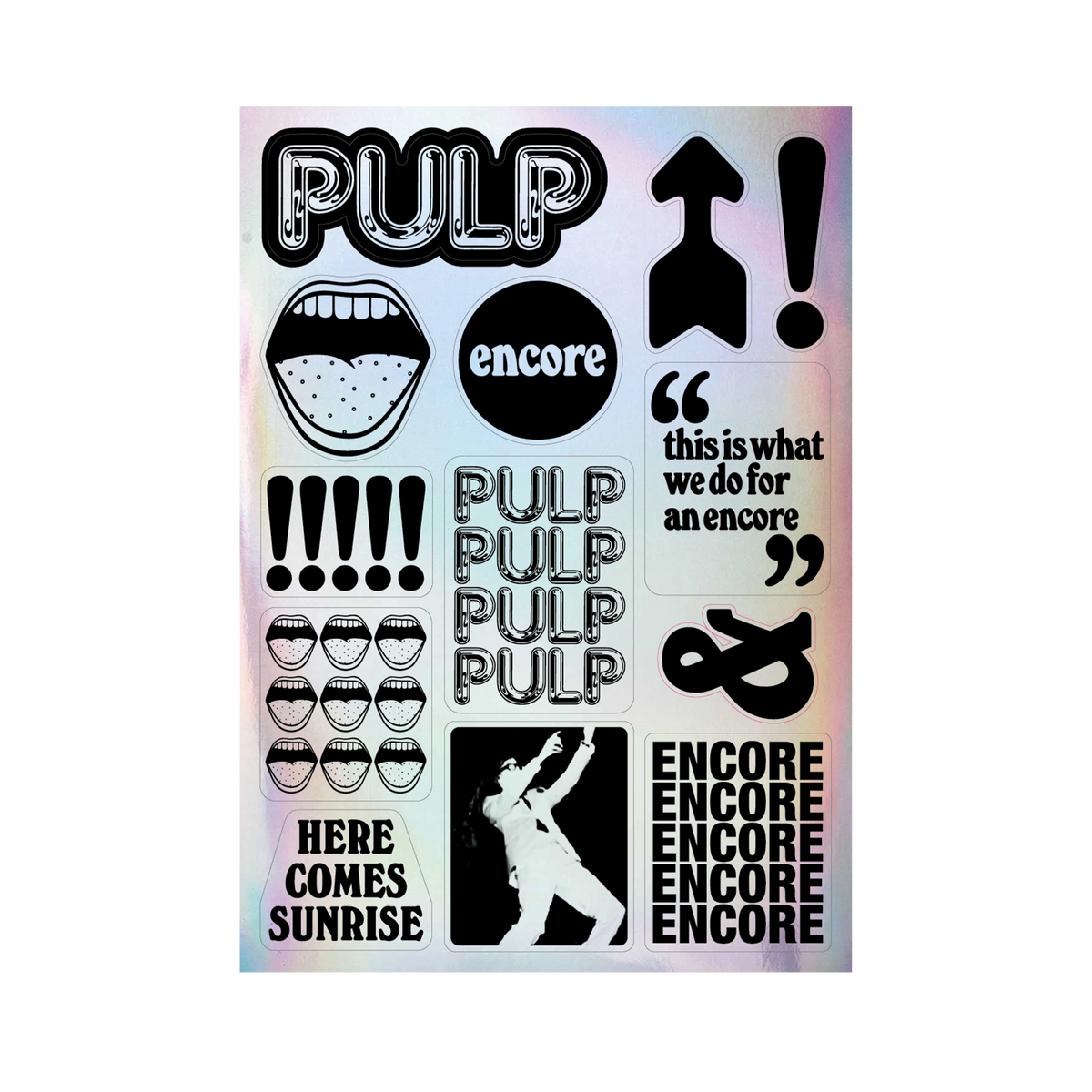 Pulp Rainbow Sticker Sheet
