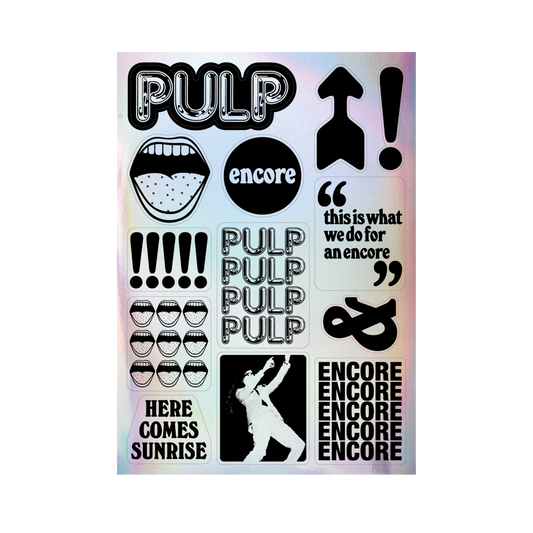 Pulp Rainbow Sticker Sheet