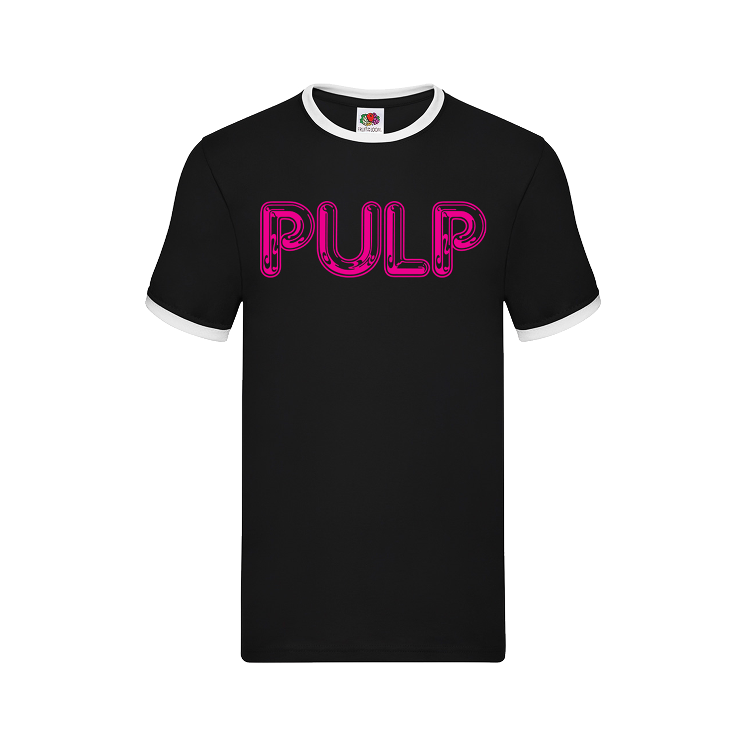 Black & White Logo Ringer T-Shirt – Pulp