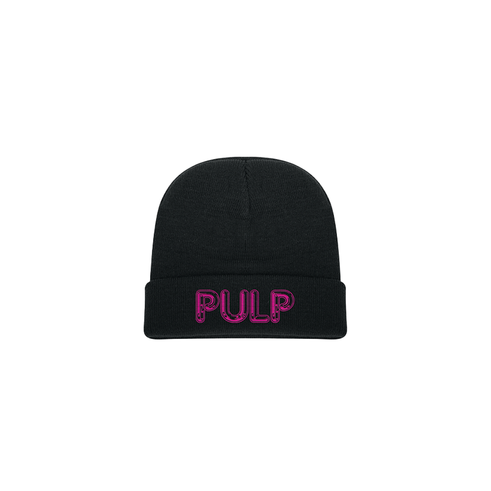 Pulp Logo Black Beanie