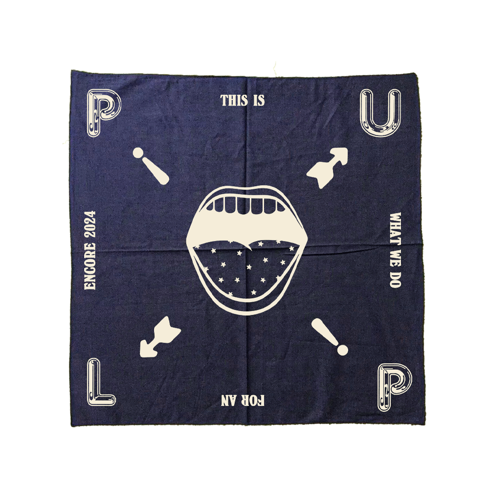 US Tour “Encore" Navy Bandana