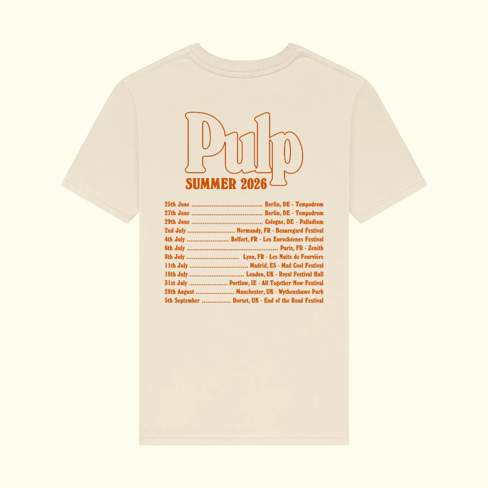 Summer 2026 EU Tour T-Shirt Ecru - Online Exclusive Colourway